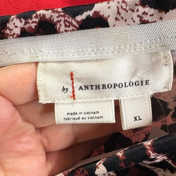 Anthropologie Animal Print Midi Skirt - Picture 3 of 5